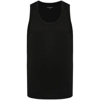 Officine Générale Tino Tank Top in black - men's tank top - view 5