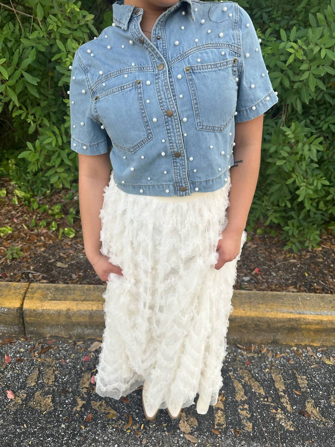 In February - Romantic Ruffle Maxi Skirt