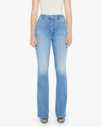 Mother Drama Flared Leg Jeans in tasty waves - women's jeans