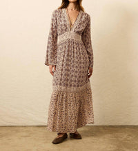 Faherty - Dakota Mixed Print Maxi Dress