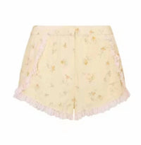 Loveshackfancy - Adina Lace-trimmed Floral Shorts