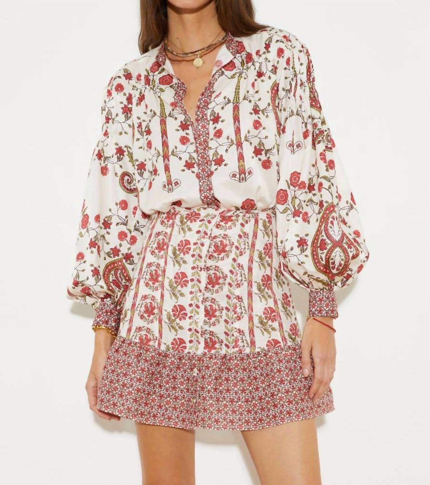 Boteh - Ceres Long Sleeve Smock Shirt