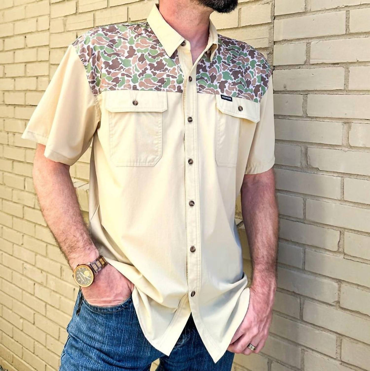 Fieldstone - Wingman Button Down Top