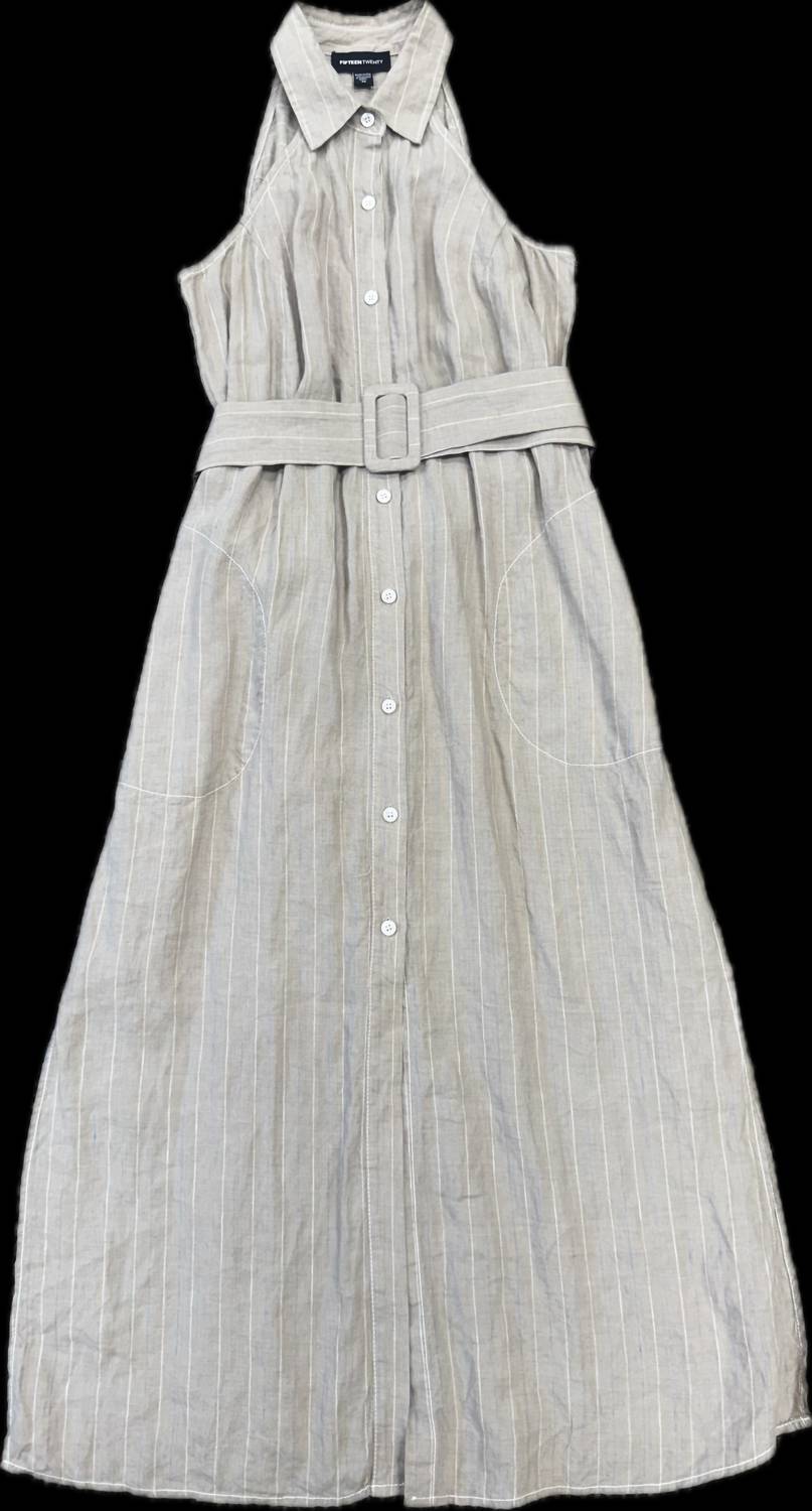 Fifteen Twenty - Belted Shirtdress - beige - 