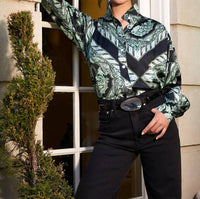 Fifteen Twenty - Chloe Blouse - blouses - clothing - green