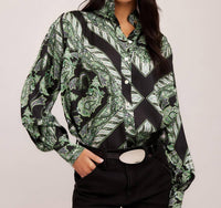 Fifteen Twenty - Chloe Blouse - blouses - clothing - green