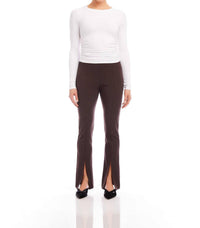 Fifteen Twenty - Harlow Front Slit Bootcut Pants