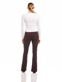 Fifteen Twenty - Harlow Front Slit Bootcut Pants