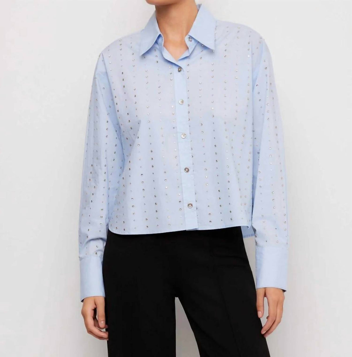 Fifteen Twenty - Lisa Embellished Button Up Top