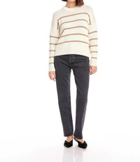 Fifteen Twenty - luca crewneck sweater - acrylic - beige - clothing