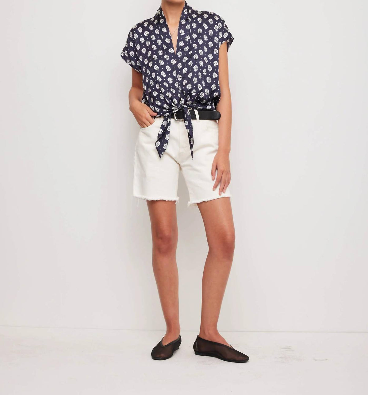 Fifteen Twenty - Maria Tie Front Top