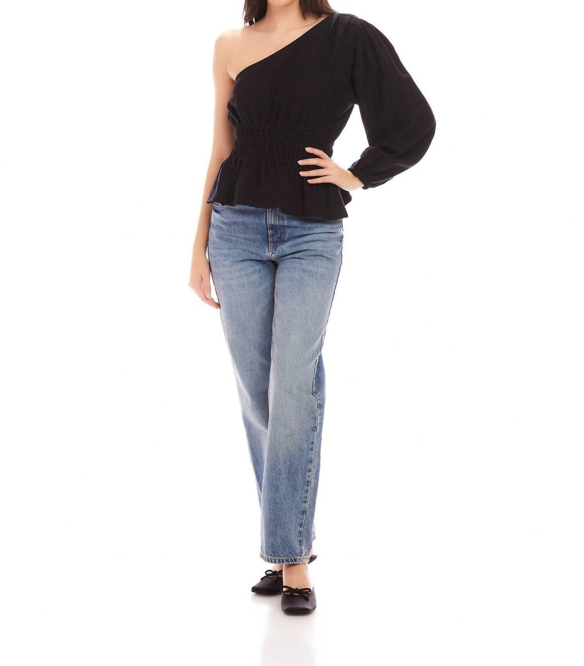 Fifteen Twenty - Talia One Shoulder Top