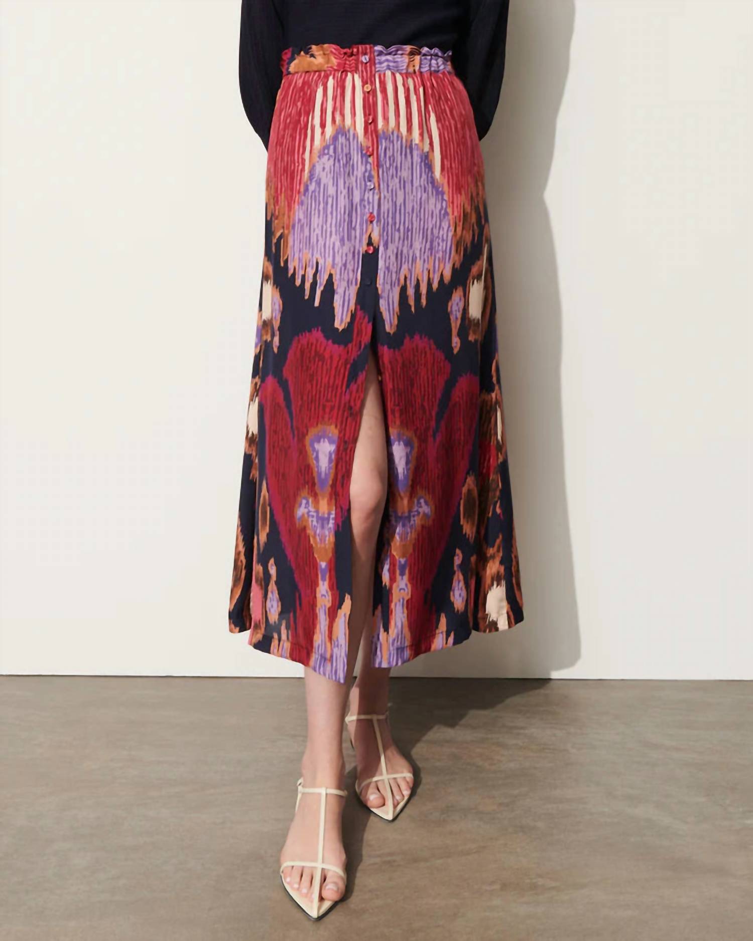 Figue - Bastien Skirt - blue - clothing - knee - length - skirts