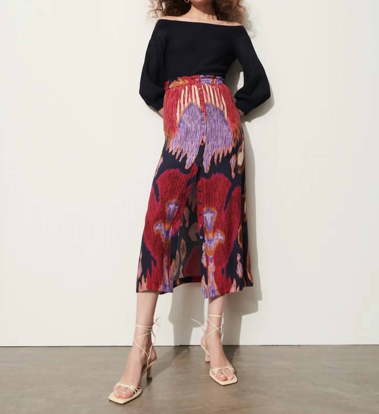 Figue - Bastien Skirt - blue - clothing - knee - length - skirts