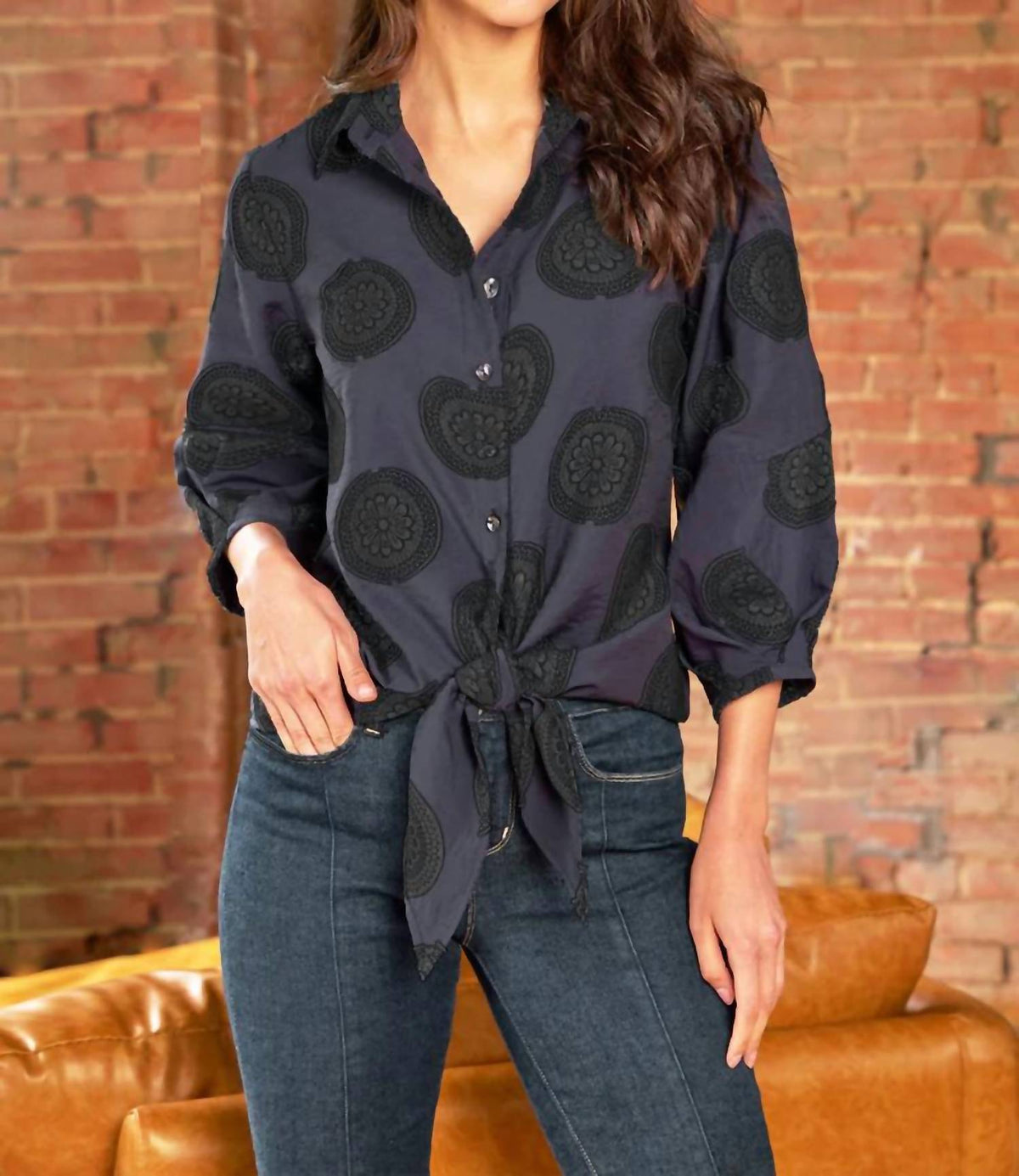 Finley - Emmy Collared Button Down Shirt