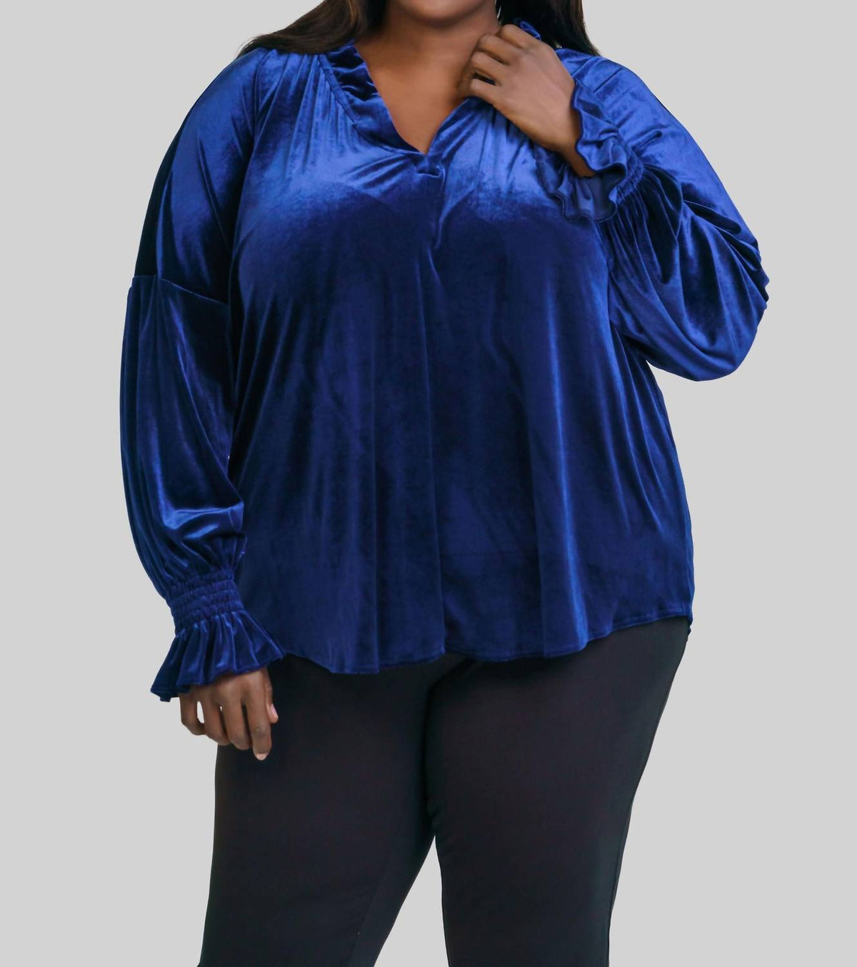 Finley - Long Sleeve Crosby Top - Plus