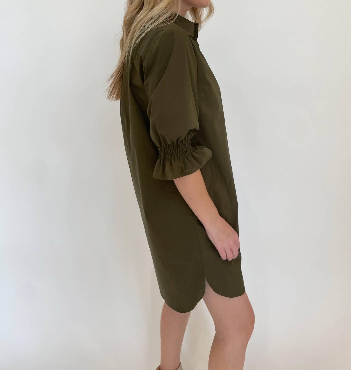 Finley - Miller Weathercloth Shirt Dress - clothing - cotton - blend - dresses