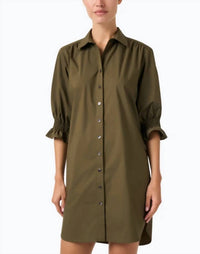 Finley - Miller Weathercloth Shirtdress - clothing - cotton - blend - dresses