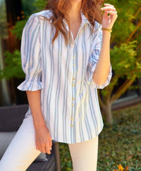 Finley - Sirena Drop Needle Stripe Shirt