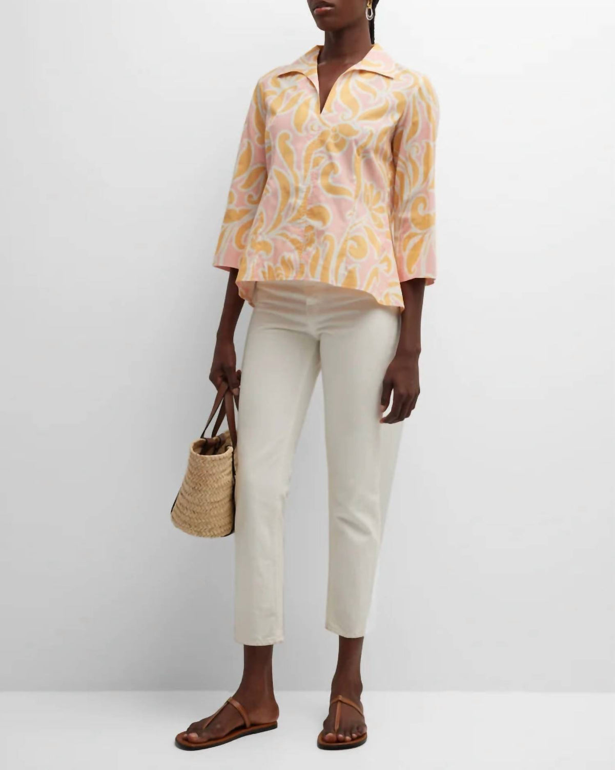 Finley - Sunshine Scroll Swing Top