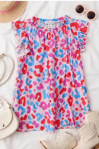 First Love - Color Me Happy Flutter Blouse