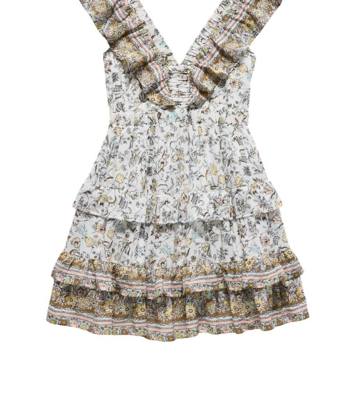 Flags & Anthem - Clio Flutter Sleeve Mini Dress