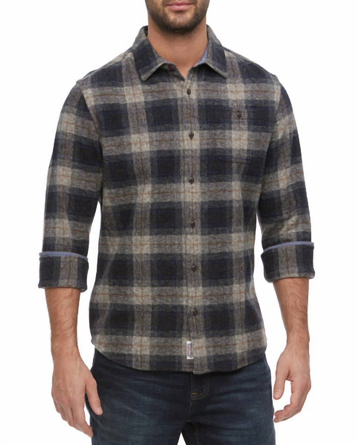 Flags & Anthem - Linden Herringbone Flannel Shirt