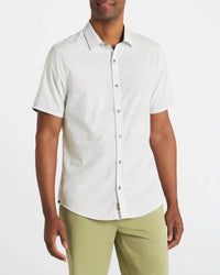 Flags & Anthem - Monroe Short Sleeve Dobby Stripe Woven Shirt