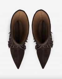 Flattered - Women's Nick Suede Fringe Boot