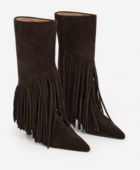 Flattered - Women's Nick Suede Fringe Boot