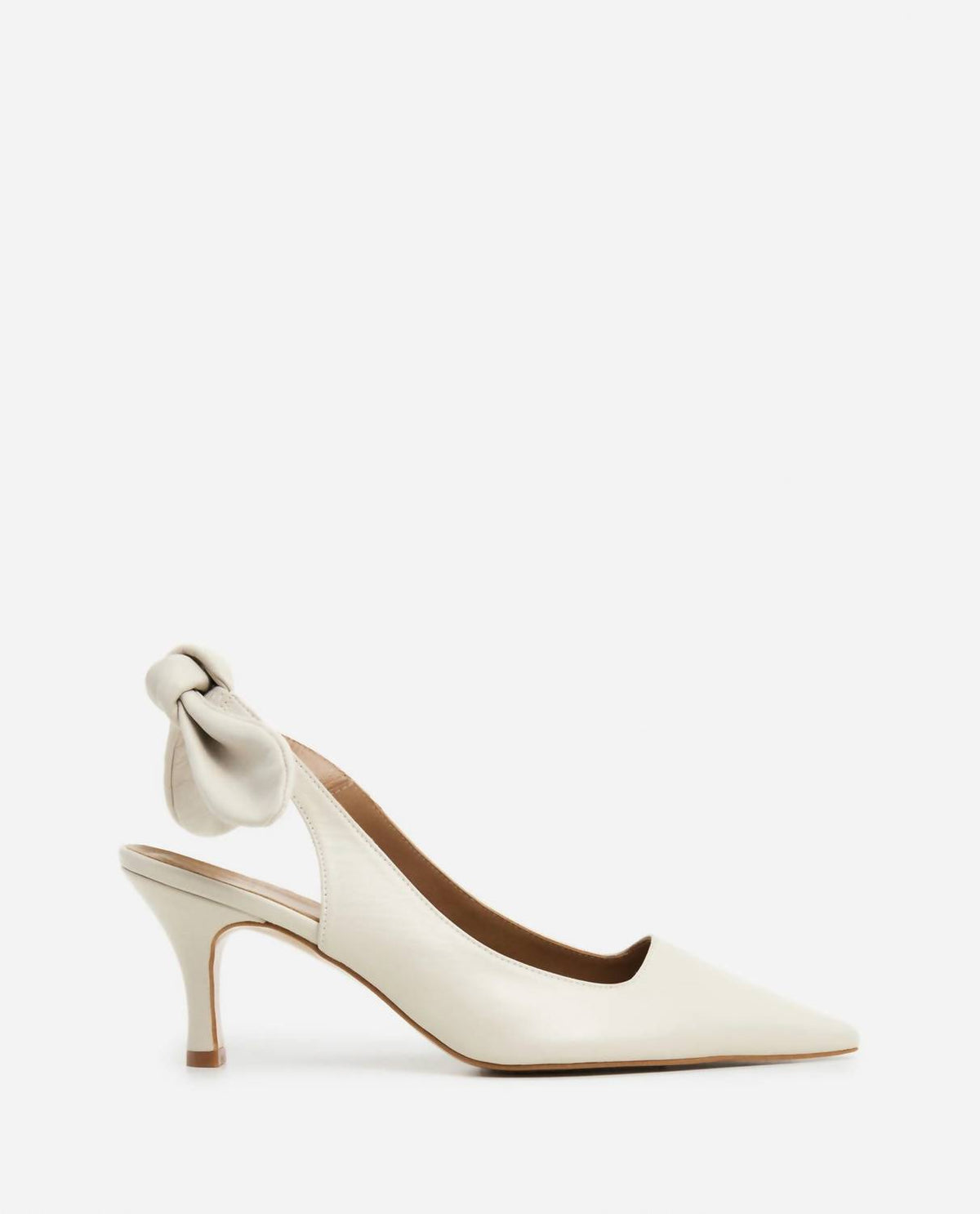 Flattered - Women's Franchesca Bow Leather Heels