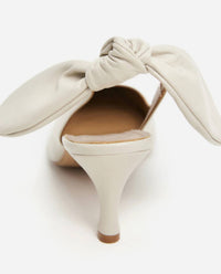 Flattered - Women's Franchesca Bow Leather Heels