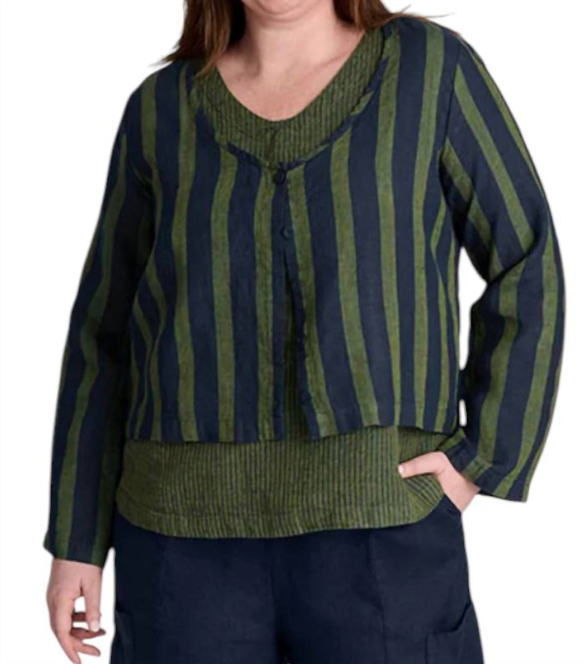 Flax - Vee Cardigan