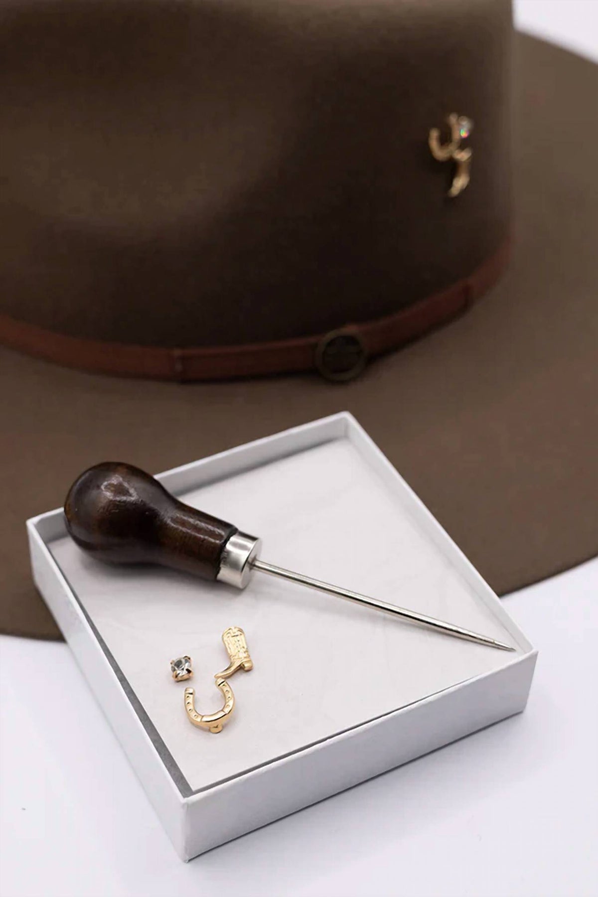 Fleastyle - Unisex Western Hat Pin Kit