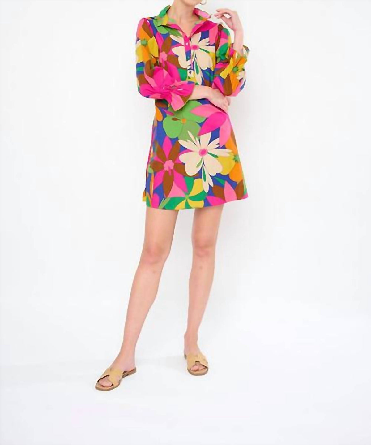 Flora Bea - Adelina Button Front Dress