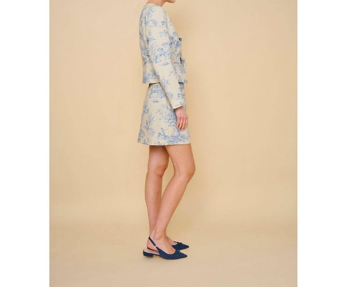 Flora Bea - Spinna Striped Bow Coat