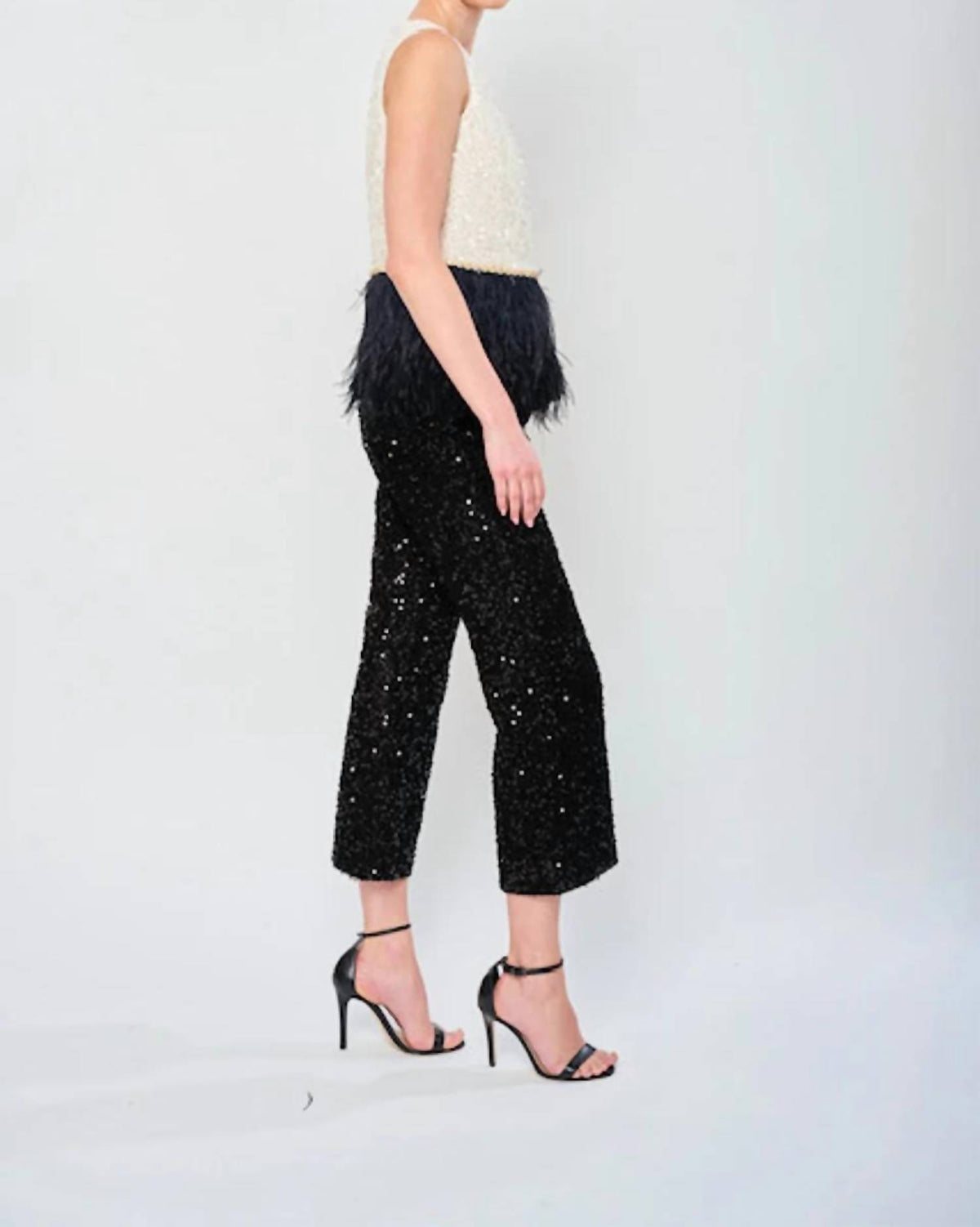 Flora Bea - Tweed Kick Flare Pant