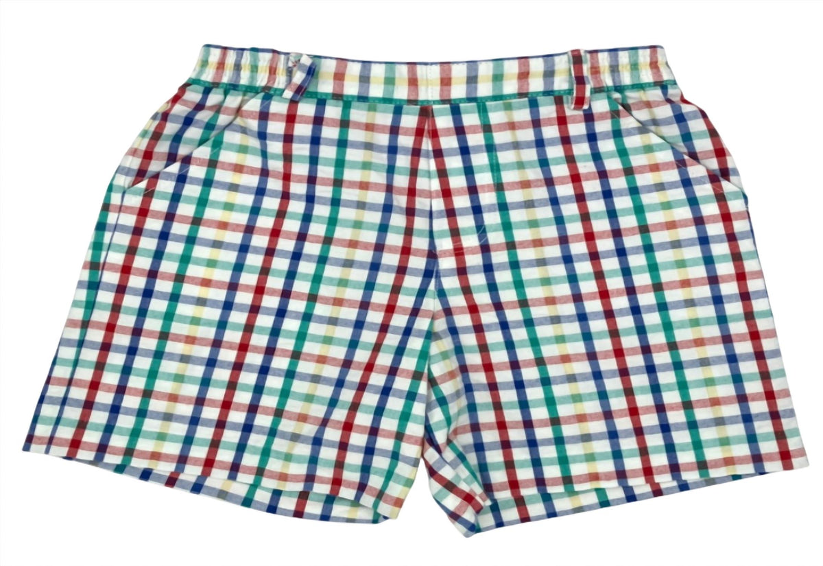 Florence Eiseman - Kid's Seersucker Check Short