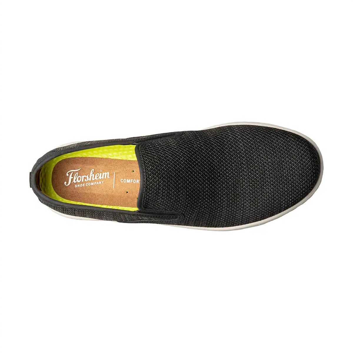 Florsheim - Men's Crossover Knit Plain Toe Slip-on Sneaker