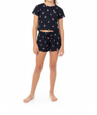 Flowers By Zoe - Kids' Cherries Boxy Tee