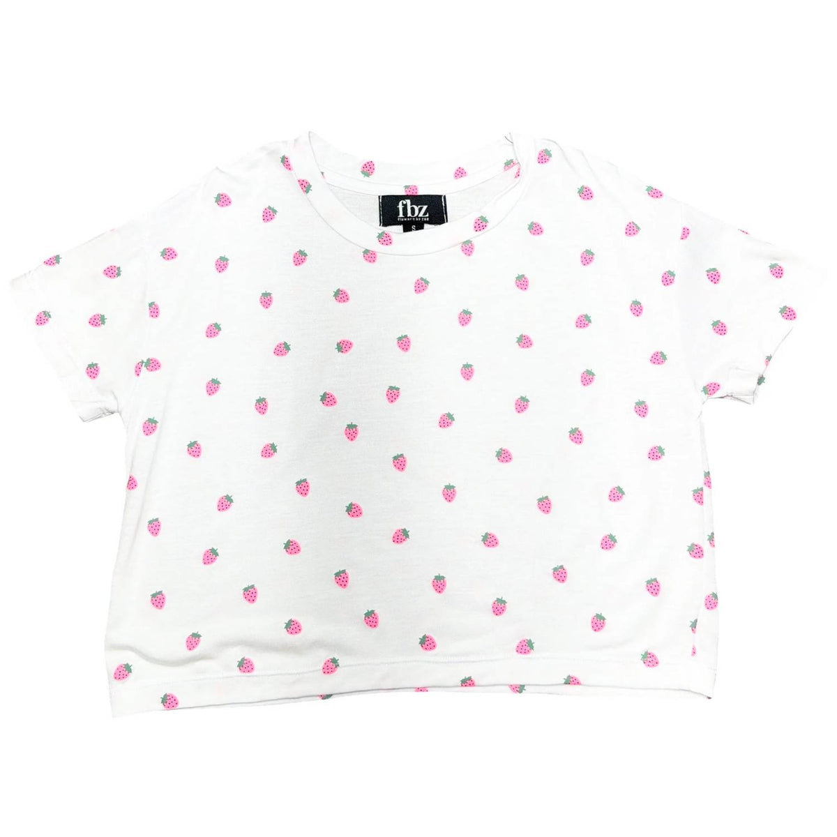 Flowers By Zoe - Strawberries Boxy Tee