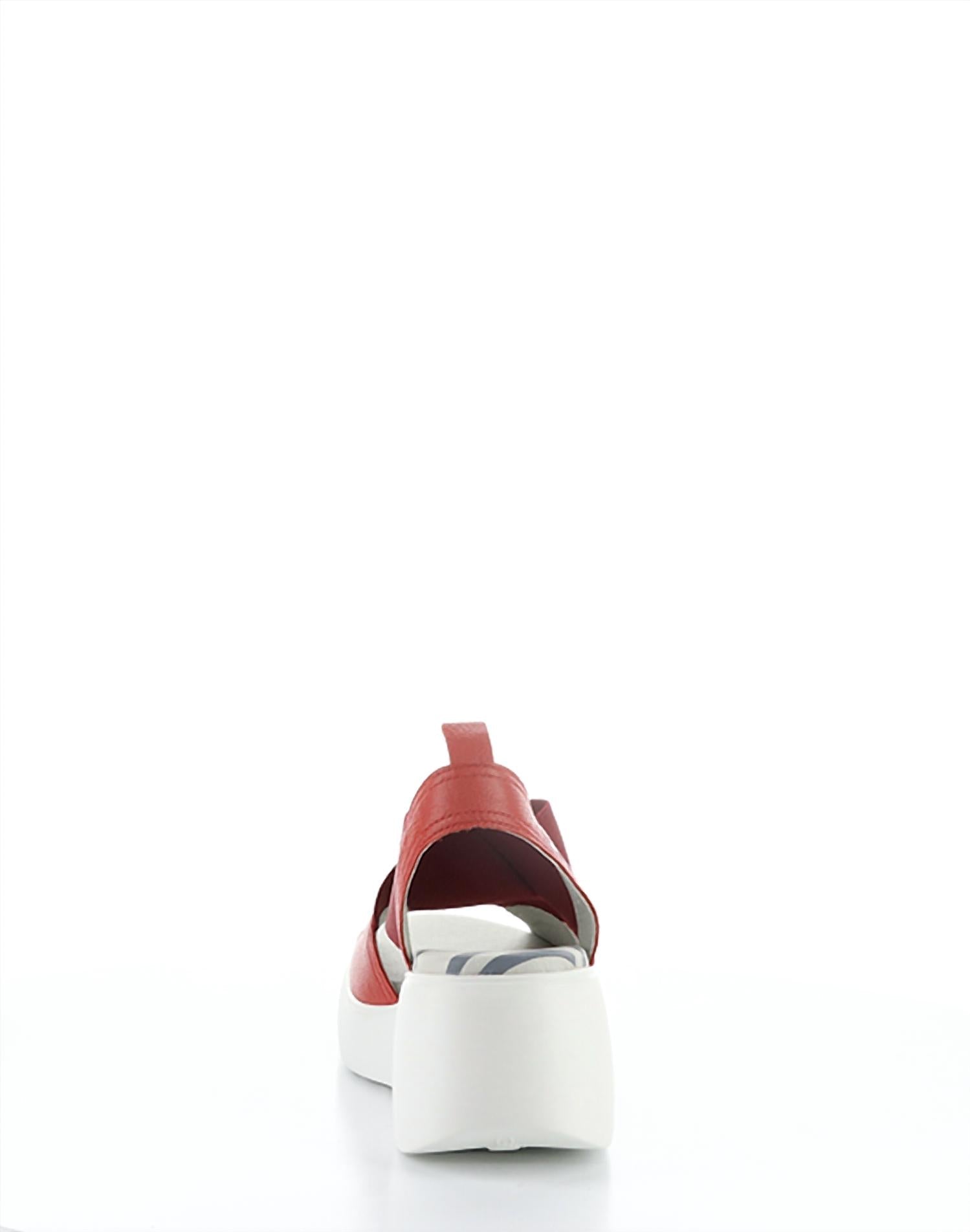 Fly London - Women's Daif Sandals - leather - red - shoes