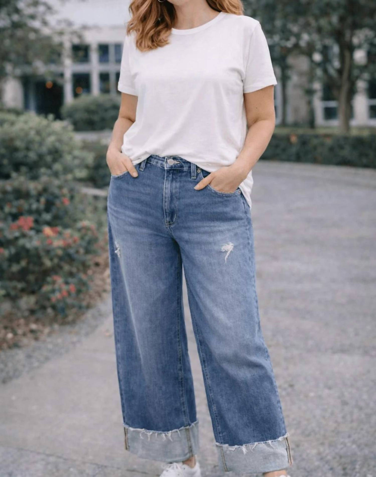Flying Monkey - Backroad Cuffed Baggy Wide Leg Jean