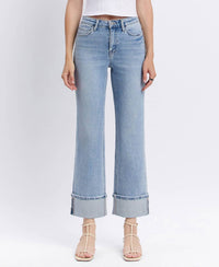 Flying Monkey - High Rise Cuffed Jeans
