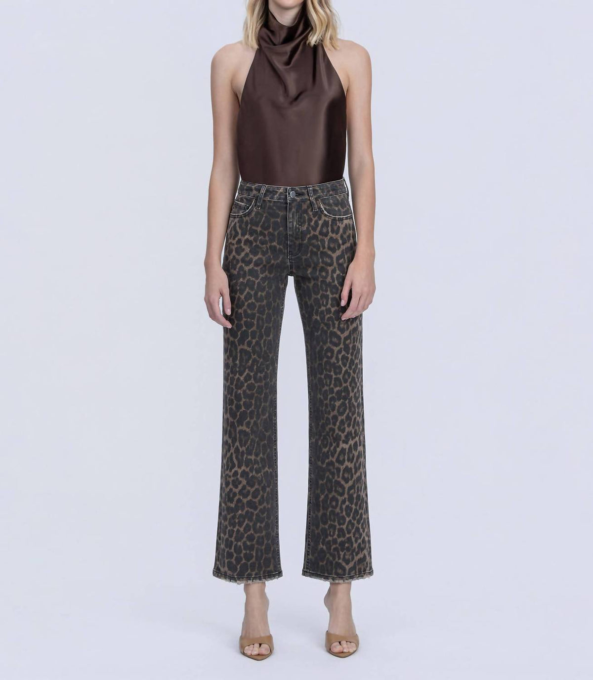Flying Monkey - High Rise Slim Wide Jeans