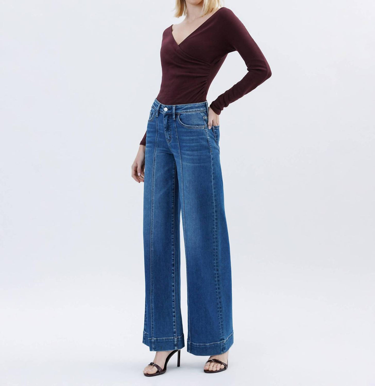 Flying Monkey - High Rise Wide Leg Trouser