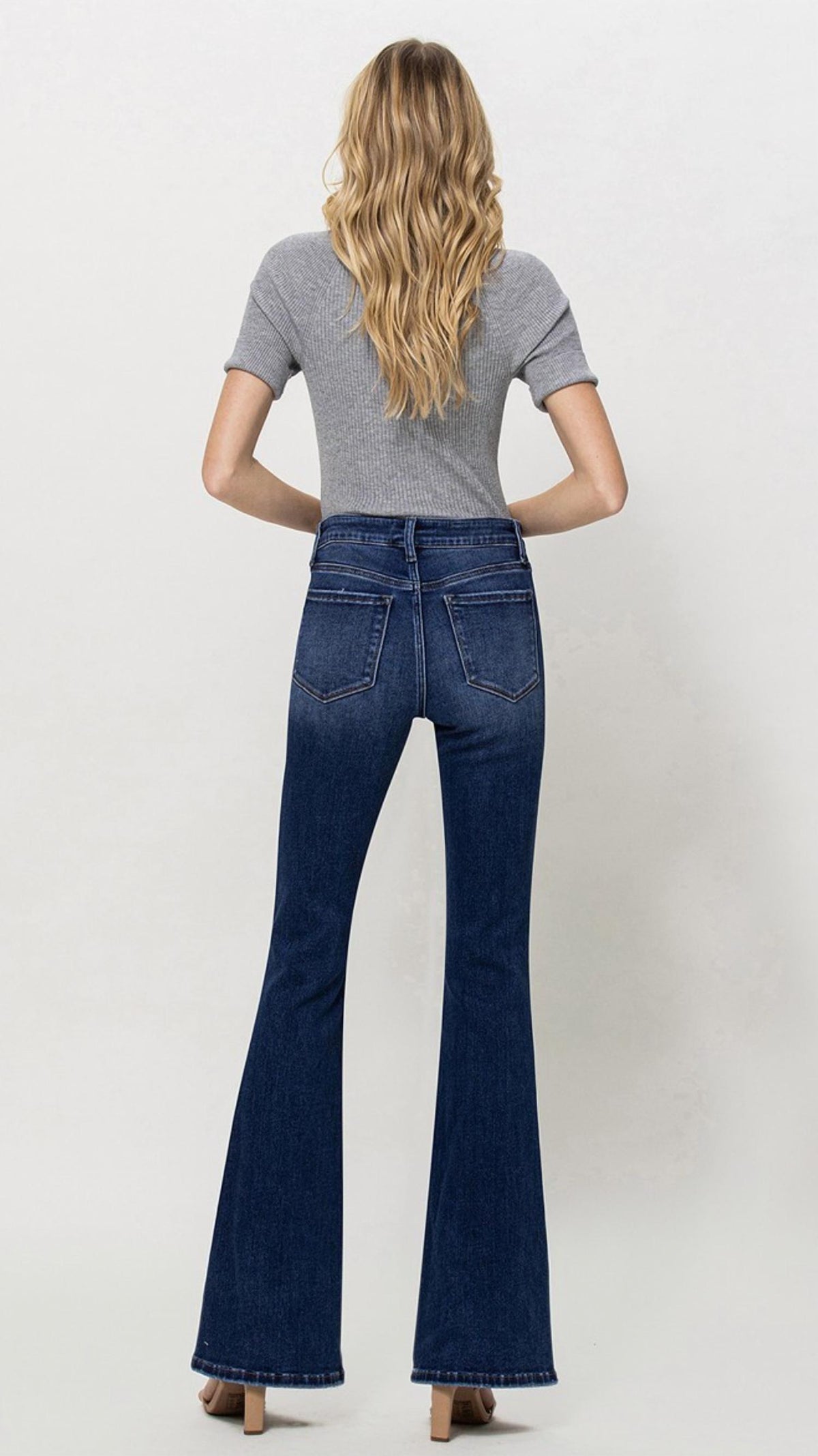 Flying Monkey - Lennox Mid Rise Flare Jeans