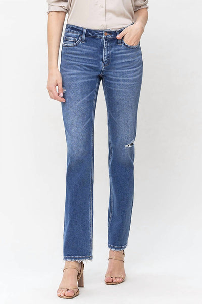 Flying Monkey - Mid Rise Regular Straight Jeans