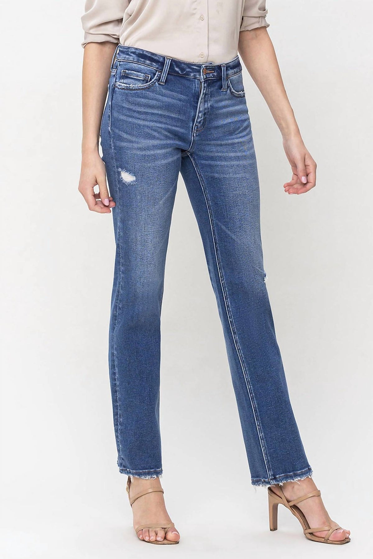 Flying Monkey - Mid Rise Regular Straight Jeans