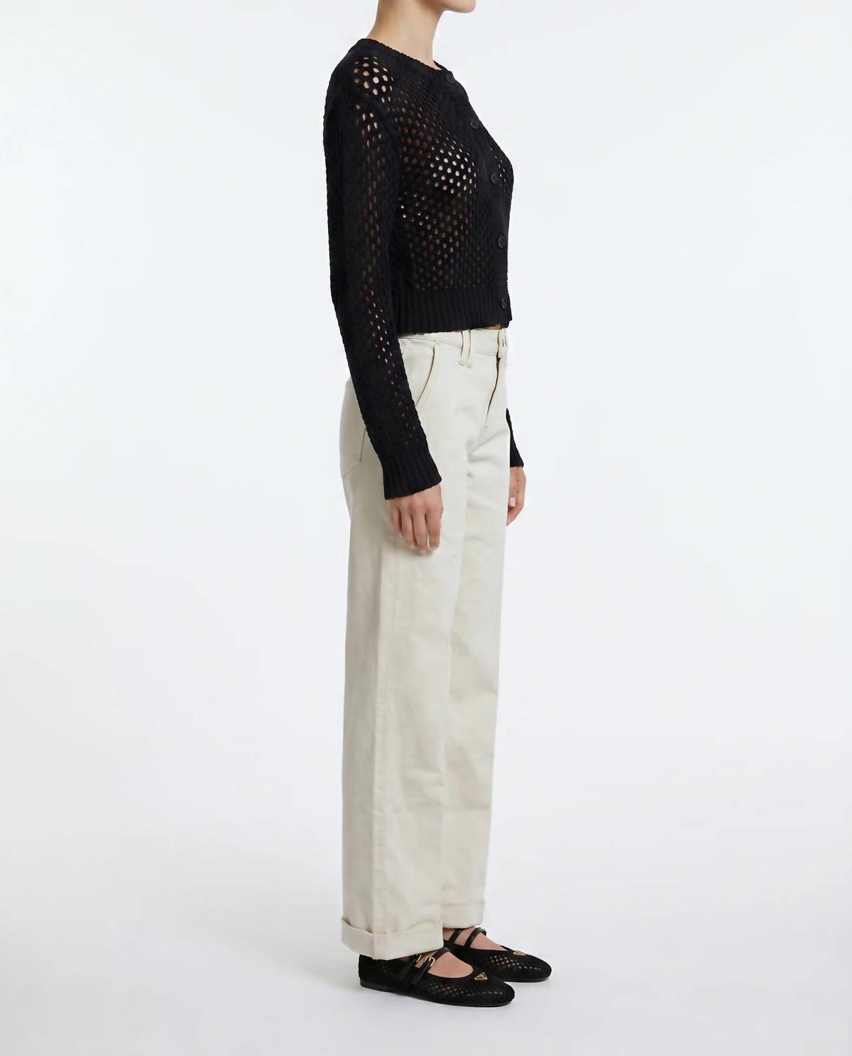 Flying Monkey - Mid Rise Wide Leg Trouser